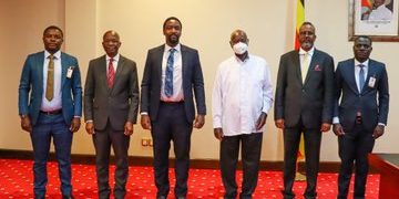 Museveni Meets Kyabazinga, Hails 11 Years of Leadership and Royal Twins