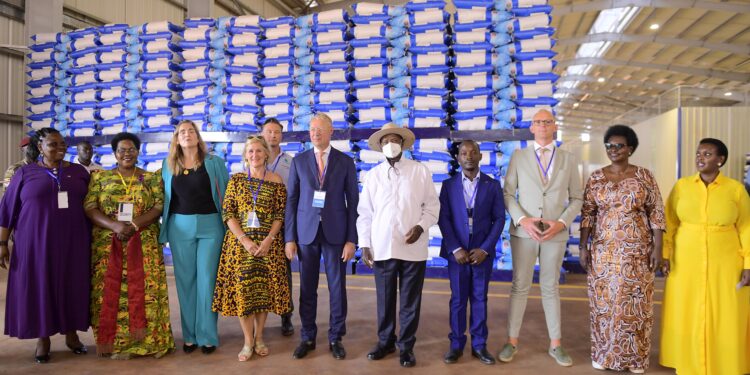 Museveni Commissions Uganda’s First Fish Feed Factory