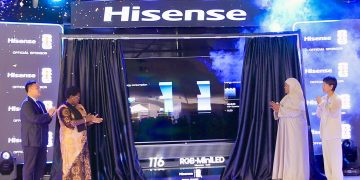 Hisense Unveils World’s Largest 116-Inch RGB Mini-LED TV in Uganda