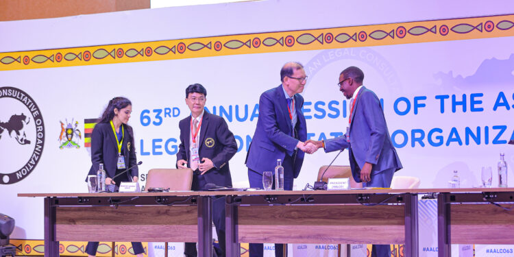 Uganda’s Attorney General Kiryowa Kiwanuka Assumes AALCO Presidency
