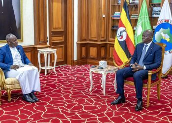 Amb Kaliisa Presents Credentials to President of Gabon