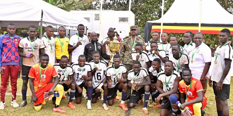 Gen Kainerugaba Applauds Discipline as SFC Clinches CDF Cup