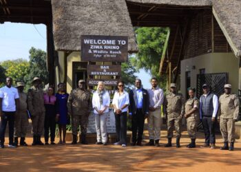 British High Commissioner Lisa Chesney visits Ziwa Sanctuary Ahead of Rhino Naming Ceremony 