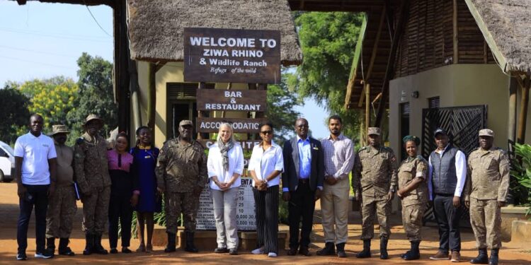 British High Commissioner Lisa Chesney visits Ziwa Sanctuary Ahead of Rhino Naming Ceremony