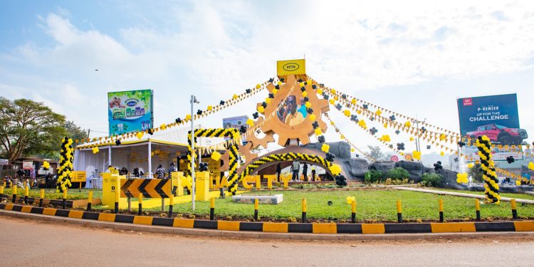 MTN Unveils Iconic Jinja City Roundabout