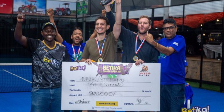Scores Win Cash at Betika Smash Padel Tournament