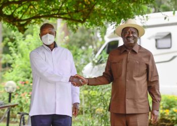 Museveni Hails Raila Odinga as Patriot & Freedom Fighter, Urges Youth to Carry Pan-African Torch