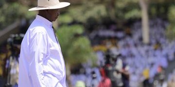 President Museveni presiding over the 63rd Independence Day celebrations at Kololo