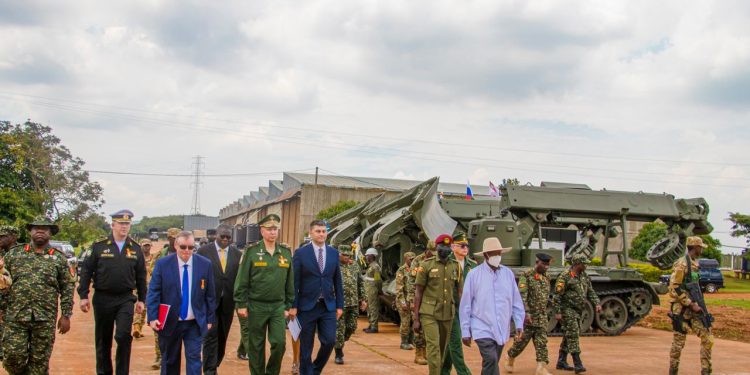 Museveni Receives $53m Military Equipment From Russia