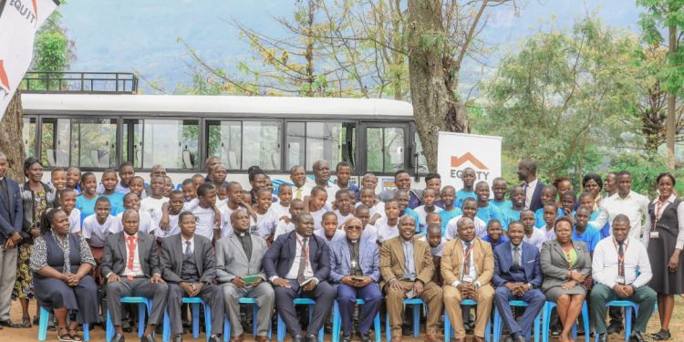 Equity Bank Hands Over Bus to Nabumali Primary School