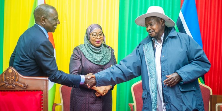 CAF Honours Museveni, Ruto, Samia Suluhu with Outstanding Achievement Award