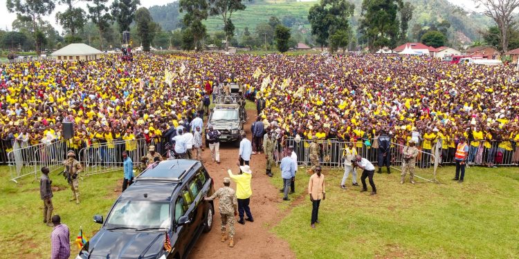 Museveni Launches Western Uganda Campaign with Appeal to ‘Protect the Gains’