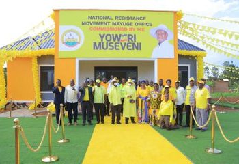 Museveni Commissions New NRM Office in Mayuge