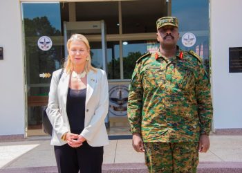 Gen Kainerugaba, UK High Commissioner Discuss Military Cooperation
