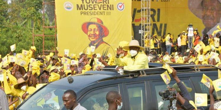 Museveni Wraps Up Ankole Campaign Trail, Touts Peace and Infrastructure