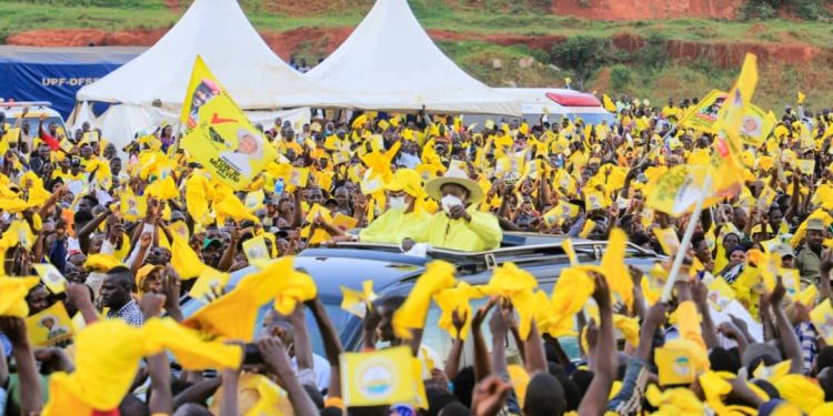 Museveni Resumes Campaign Trail in Greater Mpigi, Warns Against “Anti-Development” Politicians