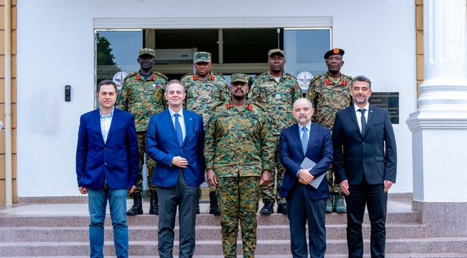 Gen Kainerugaba, UK High Commissioner Discuss Military Cooperation