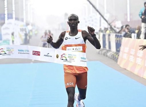 Joshua Cheptegei Wins Gold at Tata Steel World 25K in Kolkata