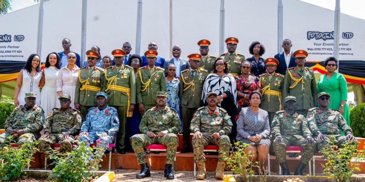Gen Kainerugaba Urges Newly Promoted Generals to Embrace Heavier Tasks