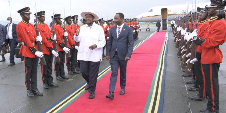 Museveni Arrives in Arusha for 25th EAC Heads of State Summit