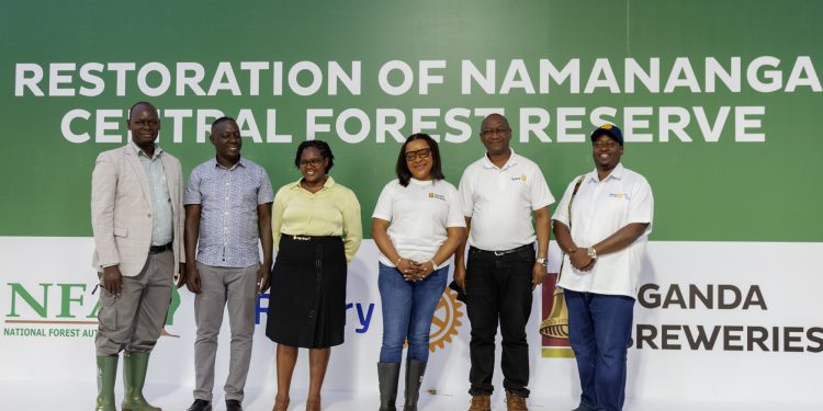 NFA, Rotary and UBL Launch Tree Restoration Project in Namananga Forest