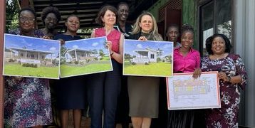 UK Scholarship Head Visits Kampala School for Physically Handicapped, Hosts Chevening Alumni