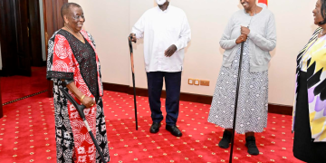 President Museveni Hosts Former Tanzanian First Lady Anna Mkapa