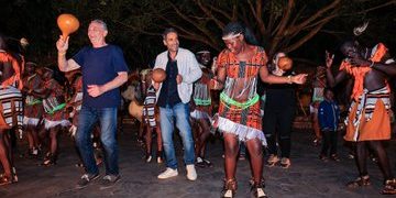 A Night of Rhythm: Members of the Egyptian delegation join performers at the Ndere Cultural Centre in Kisasi, immersing themselves in Uganda’s vibrant traditional dances as part of their 10-day farm and heritage tour.