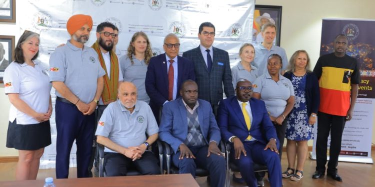 Uganda, Kenya Renew Ties as Ambassador Namwamba Presents Copies of Credentials