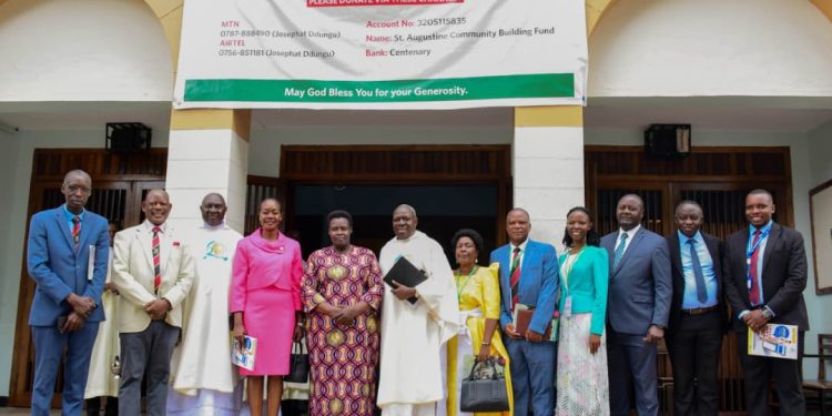 VP Alupo Breaks Ground on Shs2bn Student Centre as St. Augustine Makerere Marks 85 Years