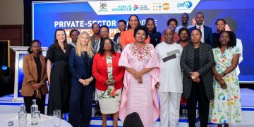 Leaders from the Private Sector Foundation Uganda (PSFU), the Government of Uganda, and development partners including UN Women and UNFPA convene at the Sheraton Hotel, Kampala. The high-level dialogue aims to establish practical strategies for creating safe, respectful, and survivor-centered workplaces across the country.