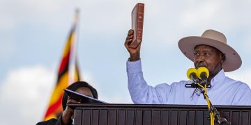 Pictorial: Museveni Sworn In for New Term Amid Celebration at Kololo