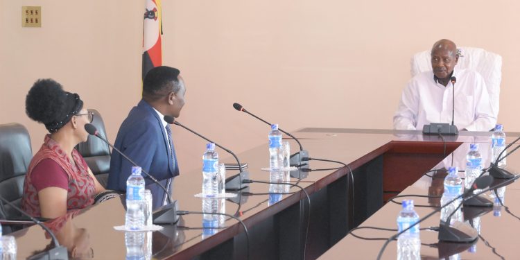 Museveni Bids Farewell to Tanzanian Envoy, Pledges to Fast-Track Infrastructure