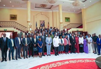 Museveni Hosts Pearl to Cape Expedition Team, Urges Swift Local Bus & Battery Production