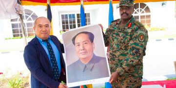 Gen Kainerugaba Discusses Defence Cooperation With Chinese Aerospace Giant