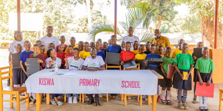 Mogo Uganda Donates Furniture and Learning Materials to Kiswa Primary School