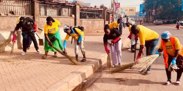MSC Links Wealth Creation to Sanitation as Emyooga Traders Clean Usafi Market