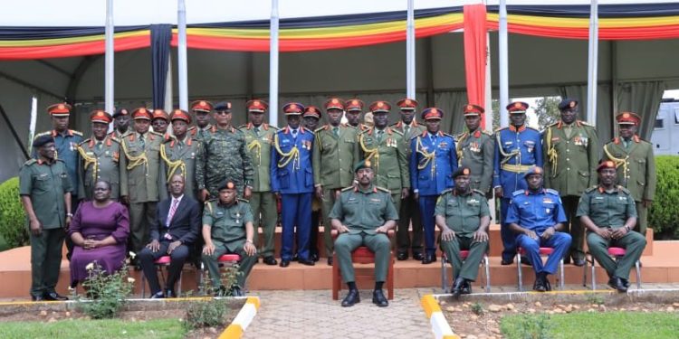 Gen Kainerugaba Credits Retirees for Sacrifice and Service