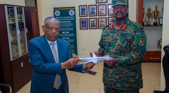 Uganda Airlines Team Briefs Gen Muhoozi on Strategic Growth Plan