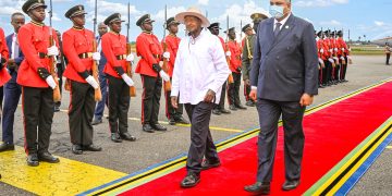 Museveni Arrives in Tanzania for Two-Day Working Visit