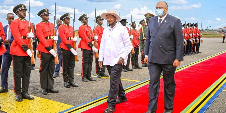 Museveni Arrives in Tanzania for Two-Day Working Visit