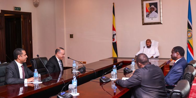 Uganda Airlines Team Briefs Gen Muhoozi on Strategic Growth Plan