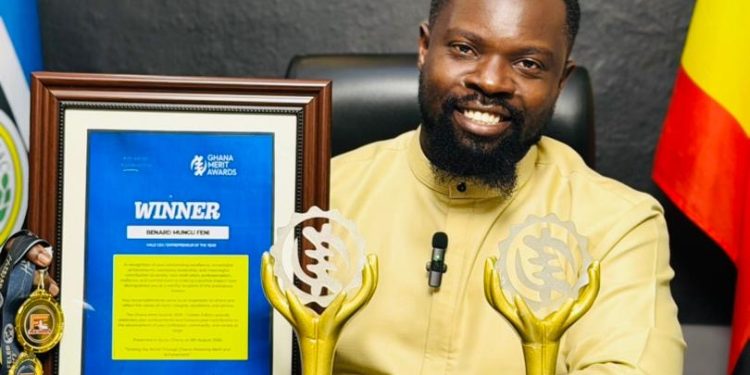 Benard Feni Celebrated as CEO/ Entrepreneur of the Year at Ghana Merit Awards 2026