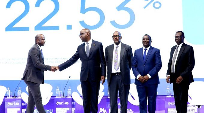 NSSF Declares Record 22.53% Interest Rate for Members