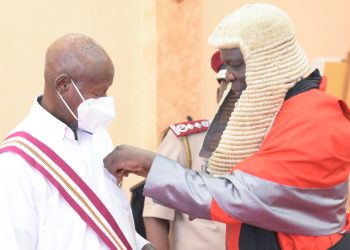 Museveni Receives Medal at 64th Independence Celebrations