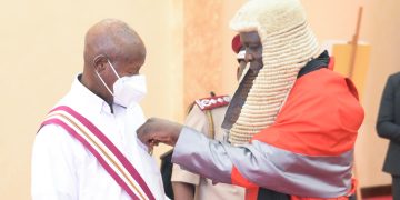 Museveni Receives Medal at 64th Independence Celebrations