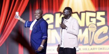 Salvador and Dr Hillary Okello Deliver a Night of Laughs at ‘2 Kings One Mic’ Show